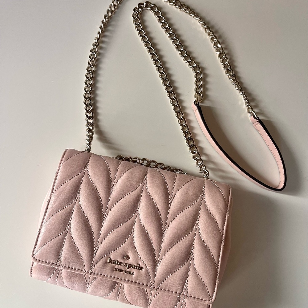 Kate Spade Mini Emelyn Briar Lane Quilted Pink Handbag Shoulderbag